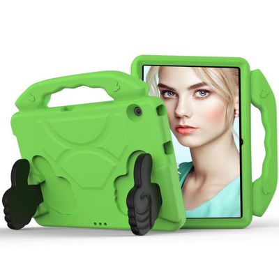 BLCshine Kids Case for Huawei MediaPad T3 10 (9.6") 2017 / AGS-L09 AGS-W09 AGS-L03, Shockproof Durable EVA Foam Lightweight Cover with Handle and Folding Stand for Huawei MediaPad T3 2017 - Green