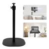GOWENIC Adjustable Universal Projector Stand 360 Rotation High Strength Alloy Steel Multi Angle Adjustment Wide Compatibility with 6mm Screw Connector for Projector, Camera (Large view 3