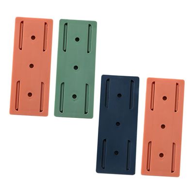 4pcs Self-Adhesive Holder Wall Mount Cable Organizer for Smooth No Drilling Required Reusable Fixation Random Color