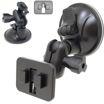 LycoGear Enhancd Strong Car Windshield Suction Cup Mount for Edge CS and CTS Evolution w/Dual Ball Socket Adapter to Allow Best Viewing Position