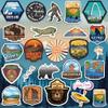 156 Pcs National Parks Sticker Pack, Outdoor Nature Camping Hiking Inspired Waterproof Vinyl Decals for Water Bottles Laptop Car, Travel Adventure Partks Sticker view 4