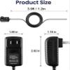 Marg 9V AC/DC Adapter for Panasonic BL-C131 BL-C131A BLC131 BLC131A BL-C1 BL-C1A BLC101A BL-C121 BL-C121A Network IP Camera Wireless Internet Security Web Cam 9VDC Power Supply view 3