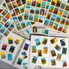 100 PCS World-Famous Landmarks Travel Stickers Waterproof Sticker Set for Water Bottles Stickers Luggage Laptop Bike Nature Stickers Teens Girls Kids Adults World Stickers (4Sheets/25Pcs) view 2