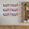YINZINR 3 Pcs Wall Mount Display Rack. 34 inch CD DVD Rack Album Display Shelves Video Game Organizer Wall Bookcase view 4
