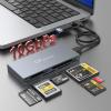 6 in 1 CFexpress Type B Card Reader, Multi CF Express Reader for CFexpress Type B/SD/TF/CF/XD/MS, USB 3.2 Gen 2 10Gbps CFexpress Adapter Memory Card Reader Compatible with Windows/Mac/Linux/Android view 1