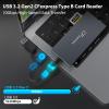6 in 1 CFexpress Type B Card Reader, Multi CF Express Reader for CFexpress Type B/SD/TF/CF/XD/MS, USB 3.2 Gen 2 10Gbps CFexpress Adapter Memory Card Reader Compatible with Windows/Mac/Linux/Android view 4