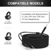 3m/9.8FT Replacement Upgrade Audio Cable Compatible with Beyerdynamic T1 2nd / T5P 2nd / T5 3rd Generation Headphones, 3.5mm Aux Cord with 6.35mm Adapter view 2