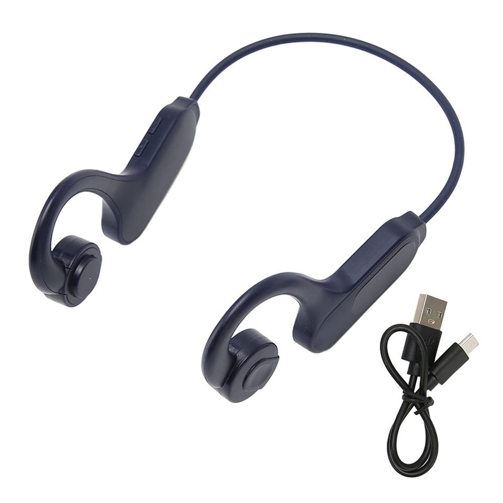 Gavigain Bone Conduction Headphones, Bluetooth 5.3 Sports Earphones Digital Display Wireless Earphones IPX5 Waterproof Sweatproof Sport Headset for Running, Cycling, Driving, Hiking