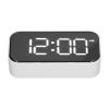 Xcello Digital Alarm Clock Large USB Rechargeable Mirror Electronic Desktop Clock, Ideal for Bedroom, Living Room, Office.(A-White) view 1