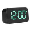 Xcello Digital Alarm Clock Large USB Rechargeable Mirror Electronic Desktop Clock, Ideal for Bedroom, Living Room, Office.(B-Black) view 1