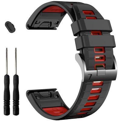 EZMVZKU 20mm Quickfit Silicone Watch Band for Garmin Fenix 8 43mm/Descent Mk3 43mm/Epix Pro 42mm/Fenix 7S/6S/5S/7S Pro/6S Pro/5S Plus,Sport Replacement Strap for Approach S70 42mm/Descent Mk2s