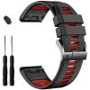 EZMVZKU 20mm Quickfit Silicone Watch Band for Garmin Fenix 8 43mm/Descent Mk3 43mm/Epix Pro 42mm/Fenix 7S/6S/5S/7S Pro/6S Pro/5S Plus,Sport Replacement Strap for Approach S70 42mm/Descent Mk2s view 1