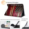 AIRWEE for Samsung Galaxy Tab S9 FE Case 10.9 inch, PU Leather Red American Flag Cover Multi Angle Stand Auto Sleep/Wake for Samsung Galaxy S9 FE Tablet Case with Pen Holder fit Galaxy Tab S9 11" view 2