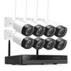 HuSted Wireless Security Camera Kit, 8 Channel NVR, 8PCS 1080P Cameras for Home Security, Night Vision, IP66 Waterproof, 2-Way Audio, PIR Motion Alert (Size : 1TB HDD Kit) view 1
