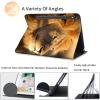 AIRWEE for Samsung Galaxy Tab S9 FE Case 10.9 inch, PU Leather Africa Animals Lion Cover Multi Angle Stand Auto Sleep/Wake for Samsung Galaxy S9 FE Tablet Case with Pen Holder fit Galaxy Tab S9 11" view 2