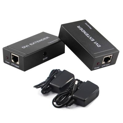 HDMI Extender Over Cat 5e/6/7, Adapter Converter Repeater Balun Transmitter Receiver Power Over Cat