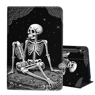AIRWEE for Samsung Galaxy Tab S9 FE Case 10.9 inch, PU Leather Love After Death Cover Multi Angle Stand Auto Sleep/Wake for Samsung Galaxy S9 FE Tablet Case with Pen Holder fit Galaxy Tab S9 11"