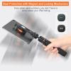 VRIG Tripod Mount Adapter for iPad, Magnetic Quick-Release Adapter Compatible with Smartphones and Tablets, 1/4" Thread & Cold Shoe Interface for Tripods, Cameras, Monopods, Handles, MG-03L view 4