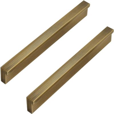 Ceramic Cabinet knobs,Furniture Door Pull Handles,Modern Furniture Door Drawer Handles 32mm-850mm Kitchen Handles for Cupboards 2 Pack Knobs(850mm/33.5in,Gold) ( Color : Bruin , Size ( Color : Bruin ,