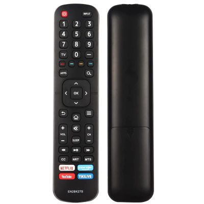 Allimity EN2BK27S Replacement Remote sub EN2BK27H EN2BS27H EN2BN27H EN2BL27H Compatible with Hisense/Sharp 4K Smart TV with 4 Shortcut App Keys - Netflix, Prime Video, YouTube, and Tikilive
