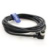 Eonvic Industrial M12 5 Pin Female Aviation Sensor Connector Electrical PVC Cable Right Angle 1M view 3