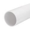MECCANIXITY PVC Rigid Tube Round Pipe Tubing Hardware Tubing 67.8mm ID 75mm OD 20cm/8" Length White High Impact for Water Pipe, Crafts view 1