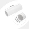 MECCANIXITY PVC Rigid Tube Round Pipe Tubing Hardware Tubing 67.8mm ID 75mm OD 20cm/8" Length White High Impact for Water Pipe, Crafts view 2