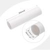 MECCANIXITY PVC Rigid Tube Round Pipe Tubing Hardware Tubing 45.2mm ID 50mm OD 20cm/8" Length White High Impact for Water Pipe, Crafts view 2