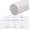 MECCANIXITY PVC Rigid Tube Round Pipe Tubing Hardware Tubing 45.2mm ID 50mm OD 20cm/8" Length White High Impact for Water Pipe, Crafts view 3