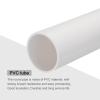 MECCANIXITY PVC Rigid Tube Round Pipe Tubing Hardware Tubing 45.2mm ID 50mm OD 20cm/8" Length White High Impact for Water Pipe, Crafts view 4