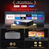 [Auto Focus/Auto Keystone] Smart Projector with WiFi and Bluetooth, Dolby Audio,DBPOWER Native 1080p Projector, Movie Projector, 50% Zoom with Carry Bag view 2