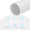 MECCANIXITY PVC Rigid Tube Round Pipe Tubing Hardware Tubing 81.4mm ID 90mm OD 20cm/8" Length White High Impact for Water Pipe, Crafts view 3