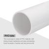 MECCANIXITY PVC Rigid Tube Round Pipe Tubing Hardware Tubing 57mm ID 63mm OD 20cm/8" Length White High Impact for Water Pipe, Crafts view 4