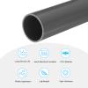MECCANIXITY PVC Rigid Tube Round Pipe Tubing Hardware Tubing 36mm ID 40mm OD 20cm/8" Length Light Grey High Impact for Water Pipe, Crafts view 3