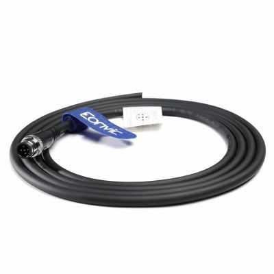 Eonvic Industrial M12 5 Pin Male Aviation Sensor Connector Electrical PVC Cable 1M