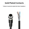 Eonvic Industrial M12 5 Pin Male Aviation Sensor Connector Electrical PVC Cable 1M view 3
