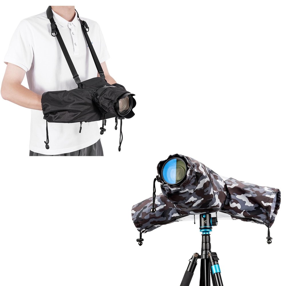 2 Pack Camera Rain Cover: Regular Style Camera Rain Cover Camera Rain Cover
