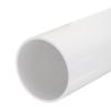 MECCANIXITY PVC Rigid Tube Round Pipe Tubing Hardware Tubing 101.6mm ID 110mm OD 20cm/8" Length White High Impact for Water Pipe, Crafts view 1