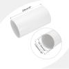 MECCANIXITY PVC Rigid Tube Round Pipe Tubing Hardware Tubing 101.6mm ID 110mm OD 20cm/8" Length White High Impact for Water Pipe, Crafts view 2