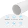 MECCANIXITY PVC Rigid Tube Round Pipe Tubing Hardware Tubing 101.6mm ID 110mm OD 20cm/8" Length White High Impact for Water Pipe, Crafts view 3
