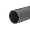 MECCANIXITY PVC Rigid Tube Round Pipe Tubing Hardware Tubing 57mm ID 63mm OD 20cm/8" Length Light Grey High Impact for Water Pipe, Crafts