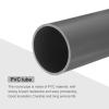MECCANIXITY PVC Rigid Tube Round Pipe Tubing Hardware Tubing 57mm ID 63mm OD 20cm/8" Length Light Grey High Impact for Water Pipe, Crafts view 4