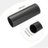 MECCANIXITY PVC Rigid Tube Round Pipe Tubing Hardware Tubing 67.8mm ID 75mm OD 20cm/8" Length Light Grey High Impact for Water Pipe, Crafts view 2