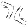 Pdflie Male U-174 Mono U Plug to 3.5mm Aux Mobile Phone Female Extension Cable Coil Line for David Clark Helicopter Headphone H10-13H H10-13S Aviation Headset(7.0 mm NATO US Military Wiring,2Pack) view 1