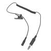 Pdflie Male U-174 Mono U Plug to 3.5mm Aux Mobile Phone Female Extension Cable Coil Line for David Clark Helicopter Headphone H10-13H H10-13S Aviation Headset(7.0 mm NATO US Military Wiring,2Pack) view 2