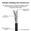 Eonvic Industrial M12 5 Pin Female Aviation Sensor Connector Electrical PVC Cable Right Angle 8M view 2
