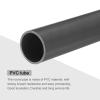 MECCANIXITY PVC Rigid Tube Round Pipe Tubing Hardware Tubing 28mm ID 32mm OD 20cm/8" Length Light Grey High Impact for Water Pipe, Crafts view 4