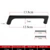YEAHSO Cabinet Handles Suitcases Black Solid Aluminum Alloy Door Knobs and Kitchen Cupboard Pulls Drawer Furniture Hardware 1Pcs view 2