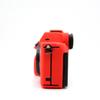 A7R V Camera Case, BMAOLLONGB Fullbody Thin Lightweight Silicone Camera Skin Body Rubber Cover Case for Sony Alpha A7R V A7R5 (Red) view 3