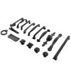 YEAHSO Cabinet Handles Suitcases Black Solid Aluminum Alloy Door Knobs and Kitchen Cupboard Pulls Drawer Furniture Hardware 1Pcs (Color : AB6) view 1